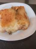 Pasticho de calabacín con pollo
