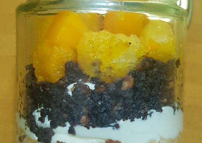 Recipe of Quick Mango Cheesecake Jars