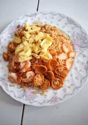 Foto resep Nasi goreng bumbu padang