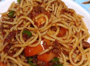 Gambar Spaghetti goreng asal boleh