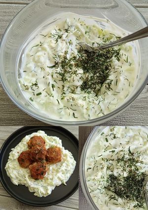 Tzatziki saláta recept fotója