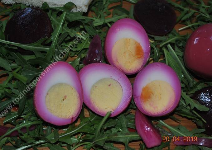Steps to Make Favorite Pickled Eggs ترشی تخم مرغ