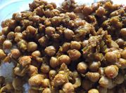 A picture of chickpea curry