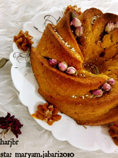 عکسی از دستور کیک کدو حلوایی