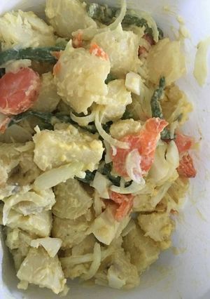 A picture of Potato salad.
