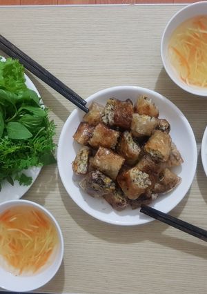 Hình của món Chả nem nhân tôm bề bề.