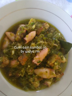 Foto resep Cumi asin sambal ijo
