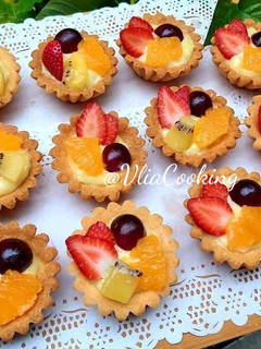 Foto resep PIE BUAH | FRUIT TART YANG SEGER DAN CARA BUAT'Y MUDAH BANGETT