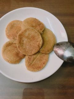 Hình của món Bánh Yến Mạch Chuối Phomai Cho Bé.