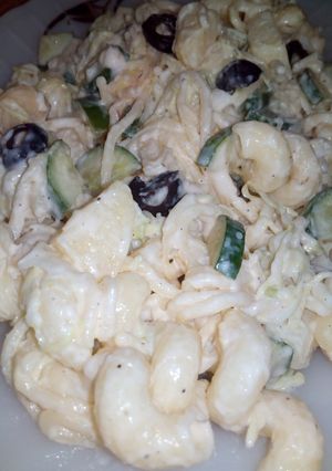 A picture of Pasta salad.