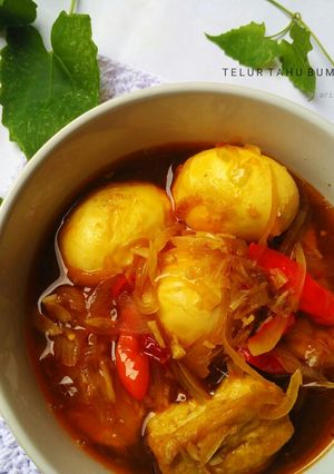 Foto resep Telur Tahu Bumbu Sarden Kecap
