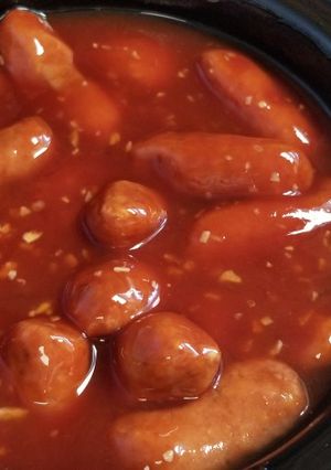 A picture of Bourbon Wieners.