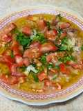 طبق من الفول المعلب
