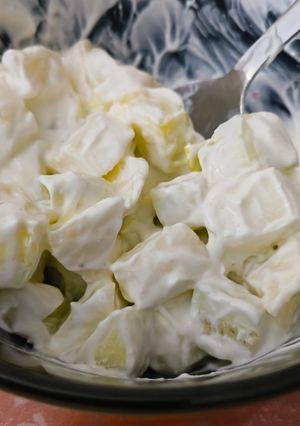 Una foto de Tzatziki de manzana y endivia
