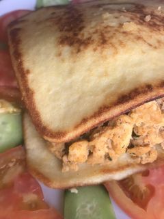 صورة لوصفة سندوتش الكيتو