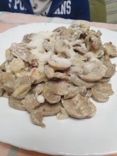 Una foto de Champiñones al roquefort