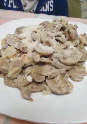 Una foto de Champiñones al roquefort
