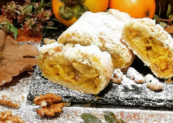 Modo semplice a Fai  Qualsiasi notte della settimana Strudel d&amp;#39;autunno 🍊🌿🍁