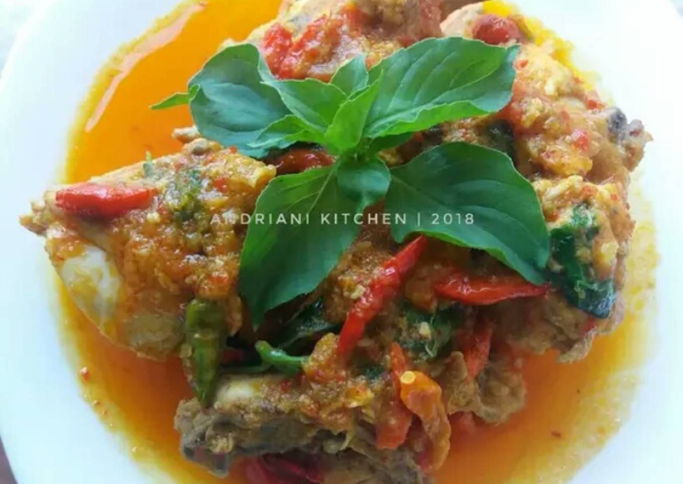 Rica-rica ayam kemangi
