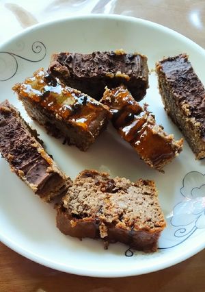 Una foto de Budín de naranja y cacao amargo (sin azúcar ni harina)