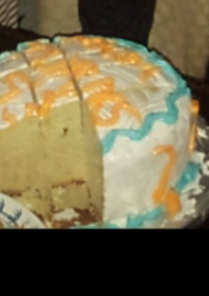A picture of Carrot orange cake.