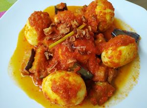 Foto resep Telor terong balado