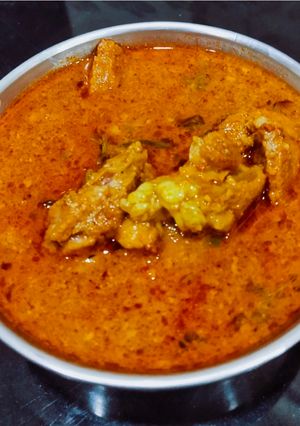 A picture of Mutton Korma.