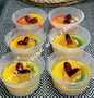 Resep Silky Puding with Fruits Anti Gagal