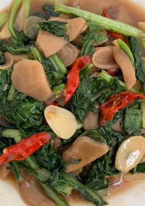 Foto resep Tumis Sawi Hijau Bakso