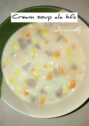 Foto resep Cream soup | sup krim ala kfc