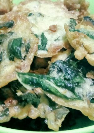 Foto resep Bakwan kangkung krenyess