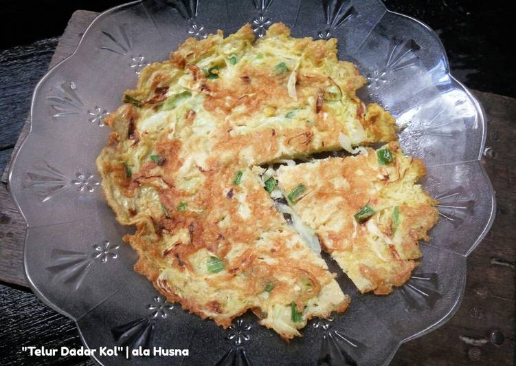 Resep masakan Telur Dadar Kol | Cara Membuat Telur Dadar Kol Yang Enak Banget