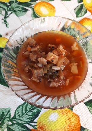 عکسی از دستور ترشی سالاد شور
