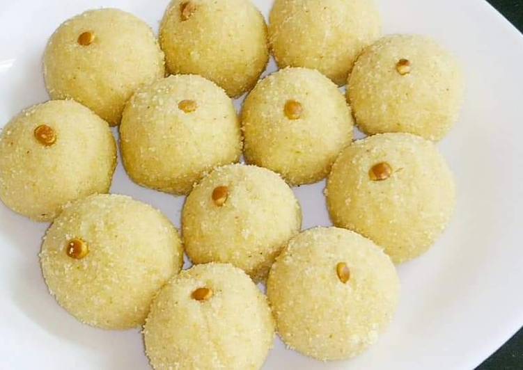 Easiest Way to Prepare Any-night-of-the-week Rava Ladoo