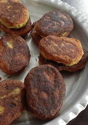 عکسی از دستور کوکو سیب زمینی پخته