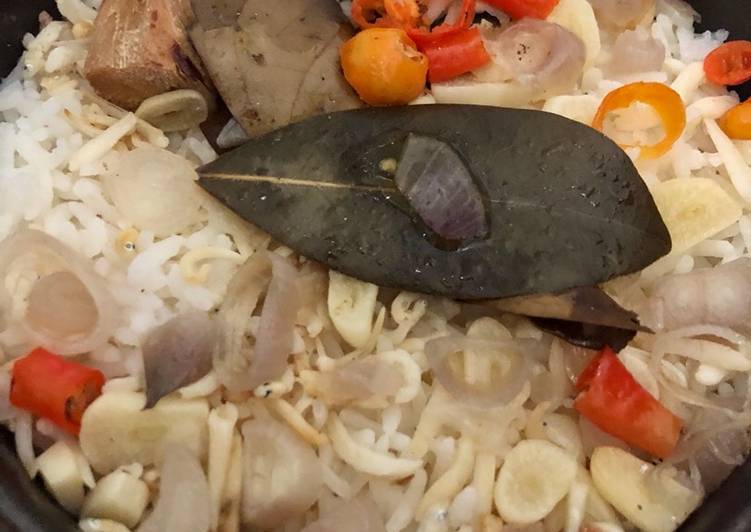 Bagaimana Membuat Nasi liwet teri medan rice cooker yang Sempurna