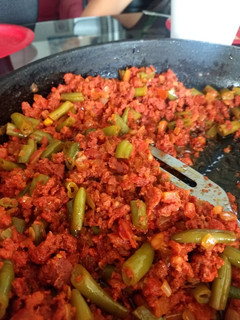Una foto de Chorizo con Ejotes a la mexicana