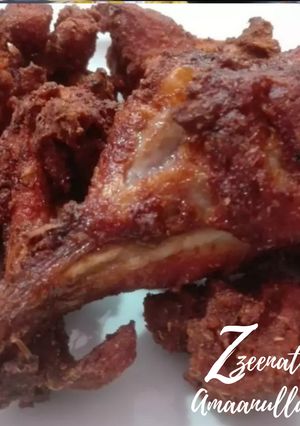 A picture of Rice Flour Marinade Chicken Fry.