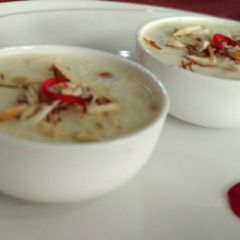 A picture of Indian Rice Pudding.