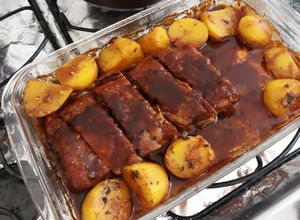 Foto de Costela Suína ao Molho Barbecue