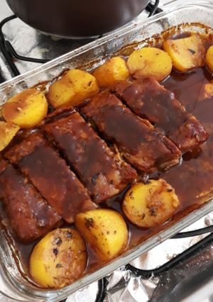 Foto de Costela Suína ao Molho Barbecue