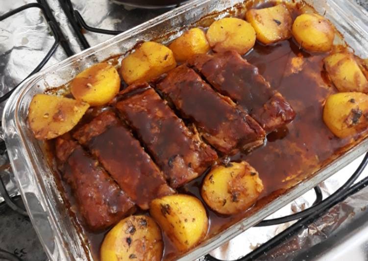 Costela Suína ao Molho Barbecue - Tudogosreceitas