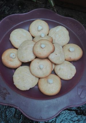 Una foto de Masitas secas de naranja con manga!