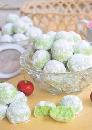 Foto resep Putri Salju Pandan Lumer dimulut