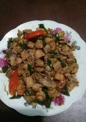 Foto resep Cumi asin cabe ijo