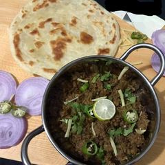 A picture of Dhaba Fry Qeema.