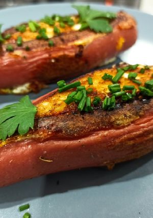 Foto principal de Barquitas de salchichas y huevo 🌭🥚