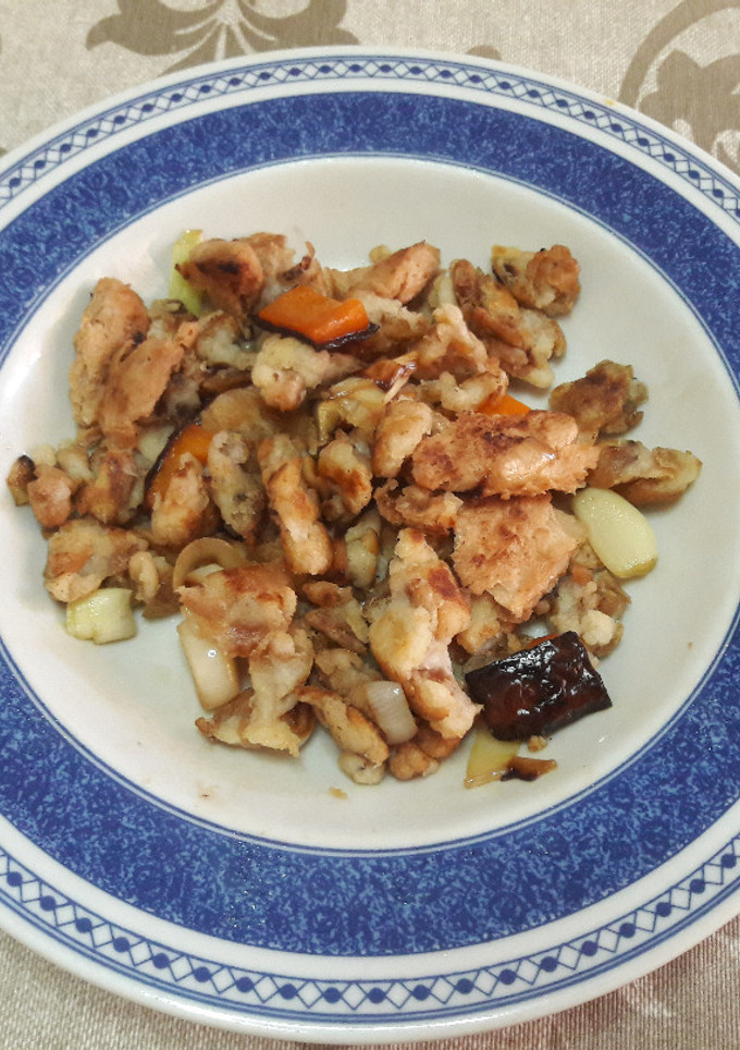 Una foto de 🇪🇸“Migas españolas” veganas