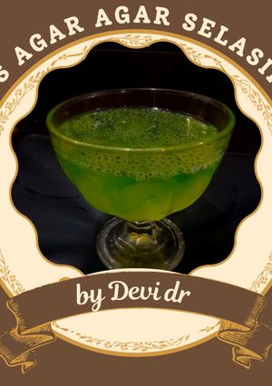 Foto resep Es Agar-agar Selasih