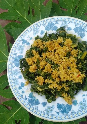Foto resep Urap-Urap Daun Pepaya